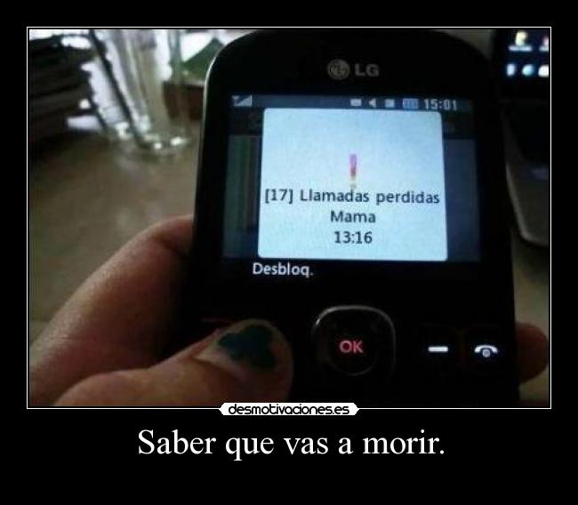 carteles saber morir desmotivaciones