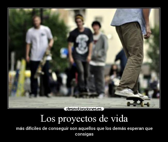 Los proyectos de vida - 