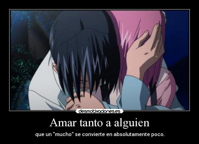 Amar tanto a alguien -