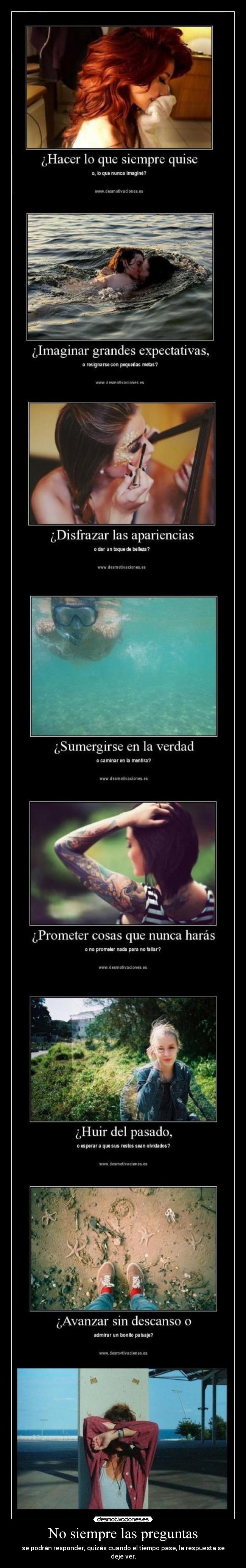 No siempre las preguntas -