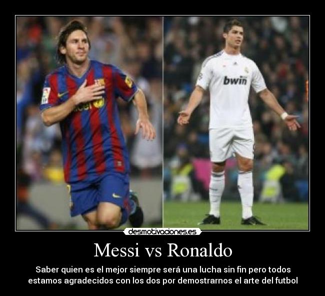 Messi vs Ronaldo -