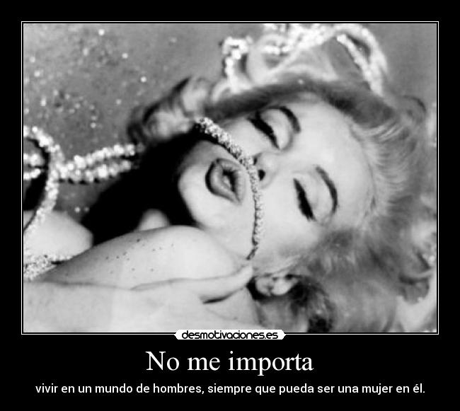 No me importa - 