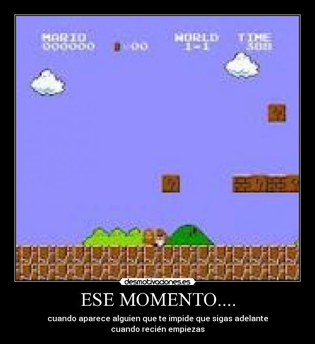 carteles super mario desmotivaciones luchar sigue desmotivaciones