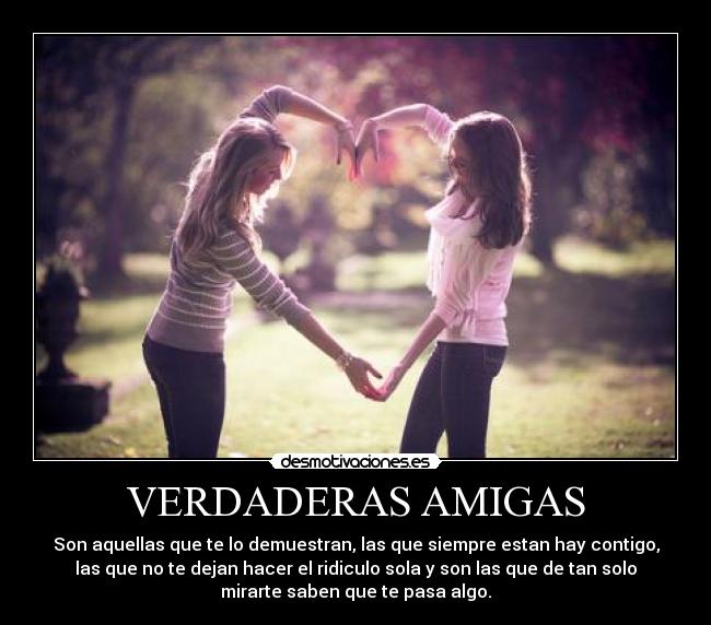 VERDADERAS AMIGAS -