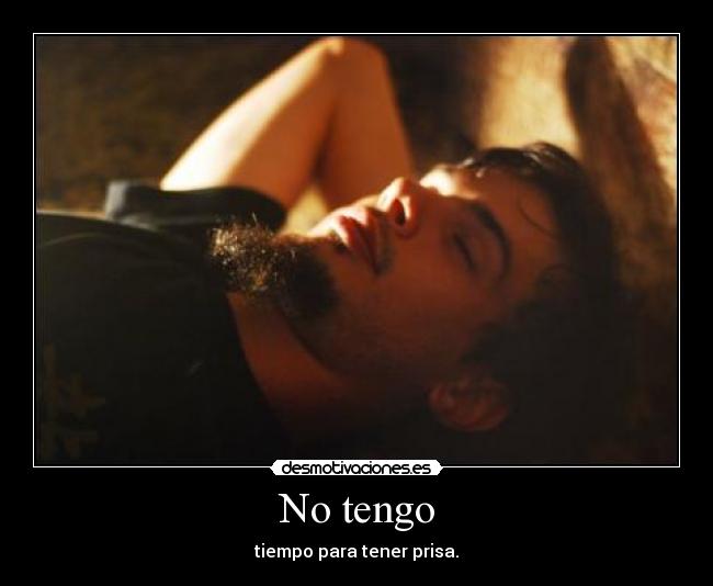 No tengo -