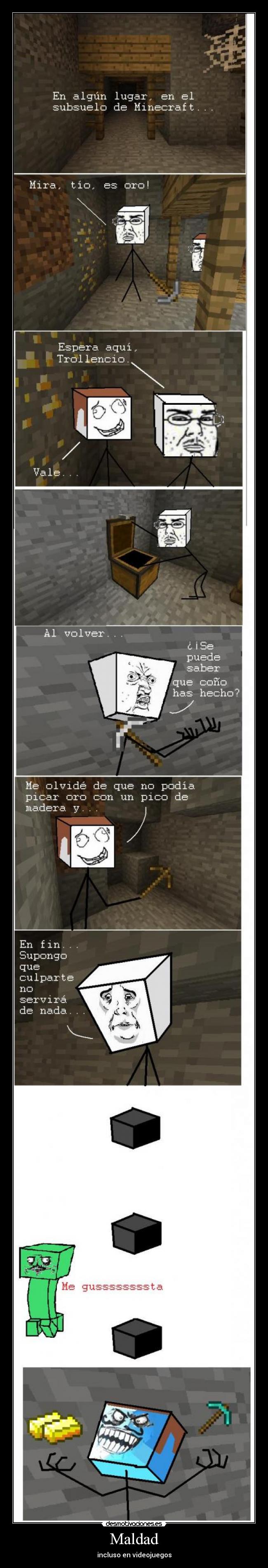 Maldad - incluso en videojuegos