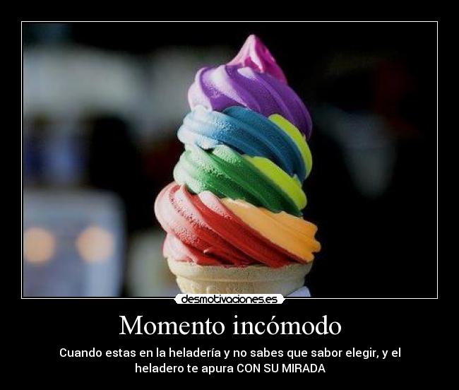carteles helados momento incomodo desmotivaciones