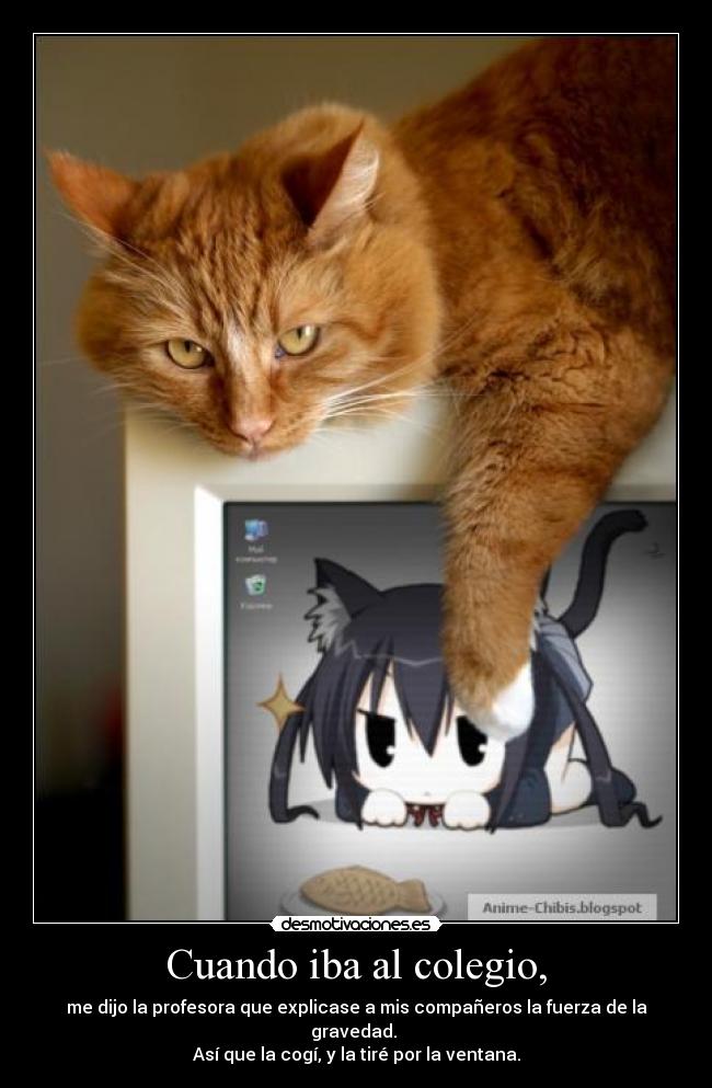 Cuando iba al colegio, - 