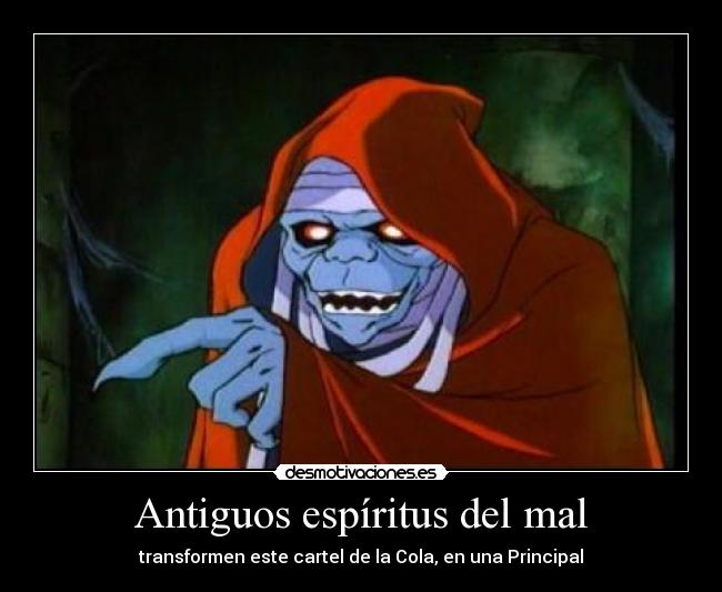 carteles thundercats munra antiguos espiritus mal transformen cola principal desmotivaciones