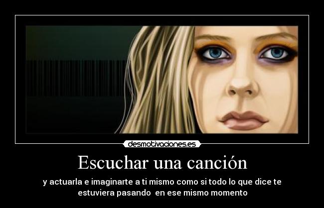 Escuchar una canción -