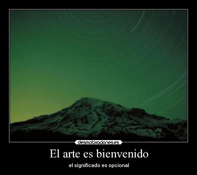 El arte es bienvenido - 