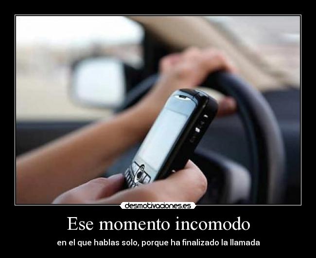 Ese momento incomodo - 
