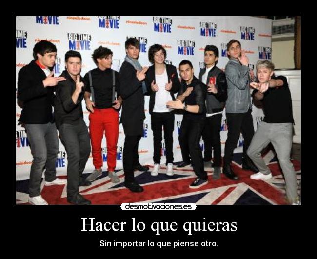 Hacer lo que quieras -
