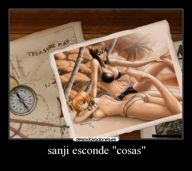 sanji esconde cosas -