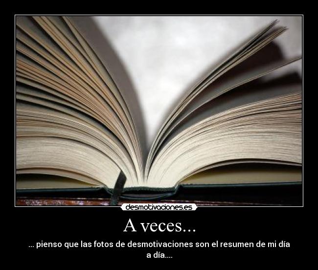 A veces... - 