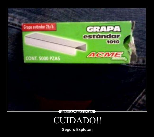CUIDADO!! -