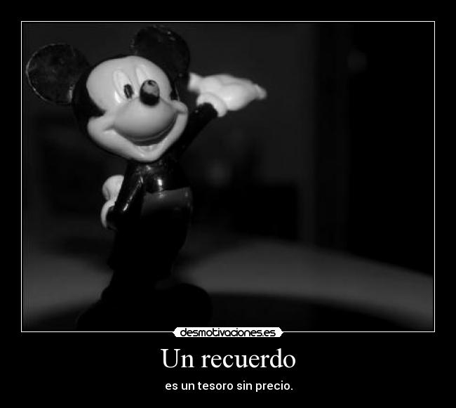 Un recuerdo -