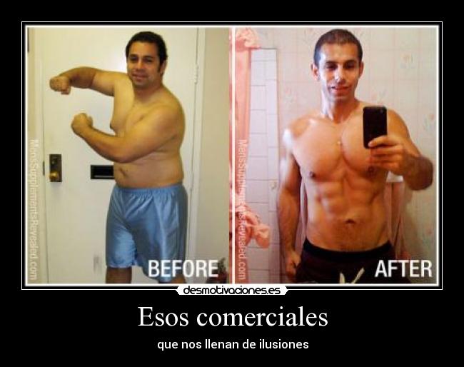 Esos comerciales -