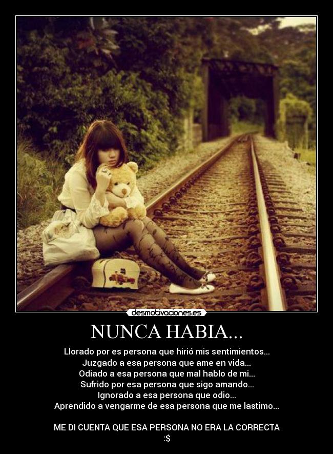 NUNCA HABIA... -