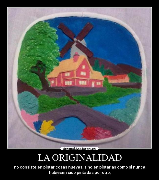 LA ORIGINALIDAD -
