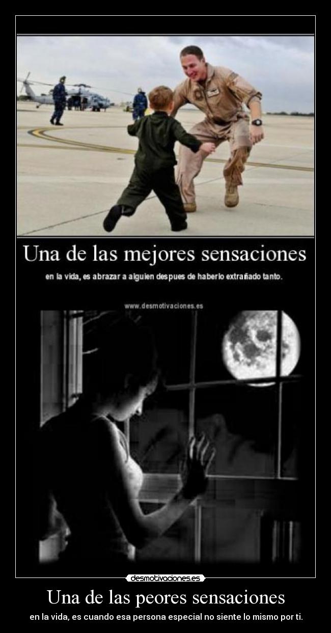 Una de las peores sensaciones - en la vida, es cuando esa persona especial no siente lo mismo por ti.