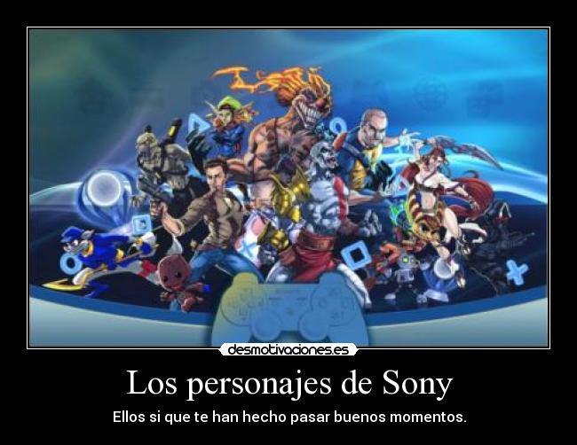 Los personajes de Sony - 