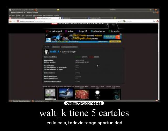 walt_k tiene 5 carteles - 