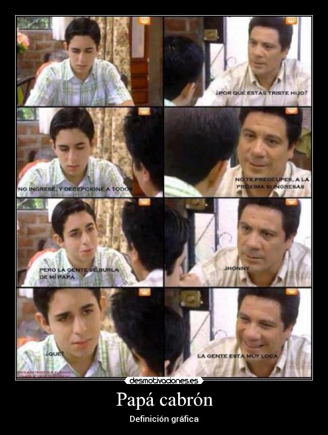 Papá cabrón - Definición gráfica