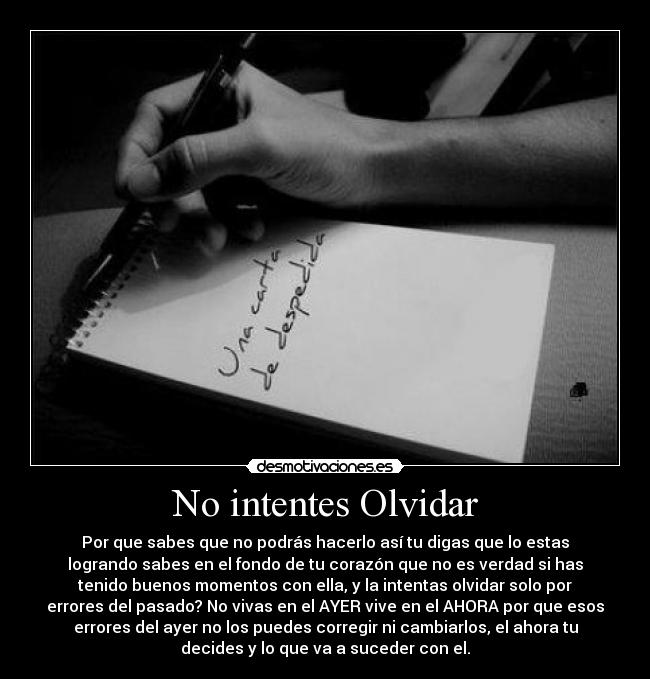 No intentes Olvidar - 