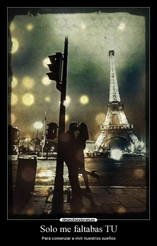 Solo me faltabas TU -