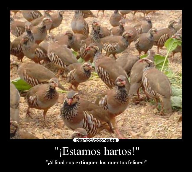 ¡Estamos hartos! - 