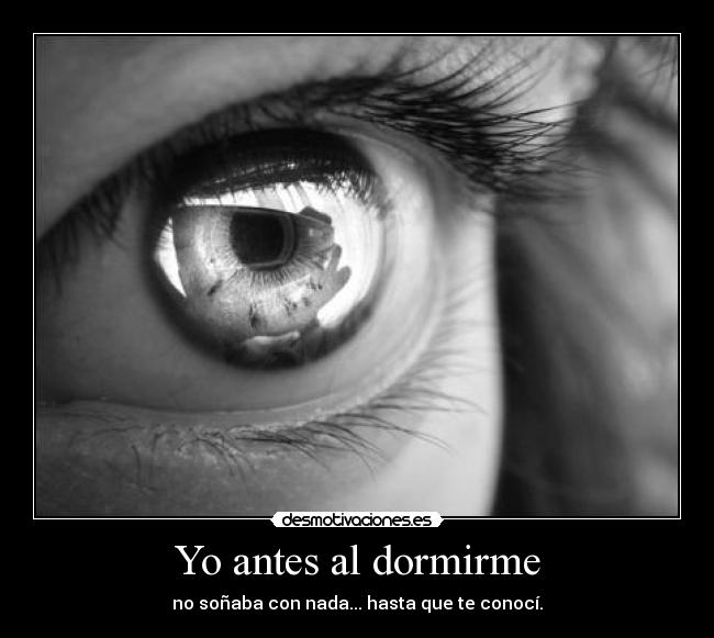 Yo antes al dormirme - 