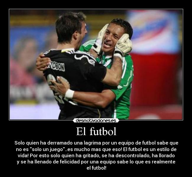 El futbol -