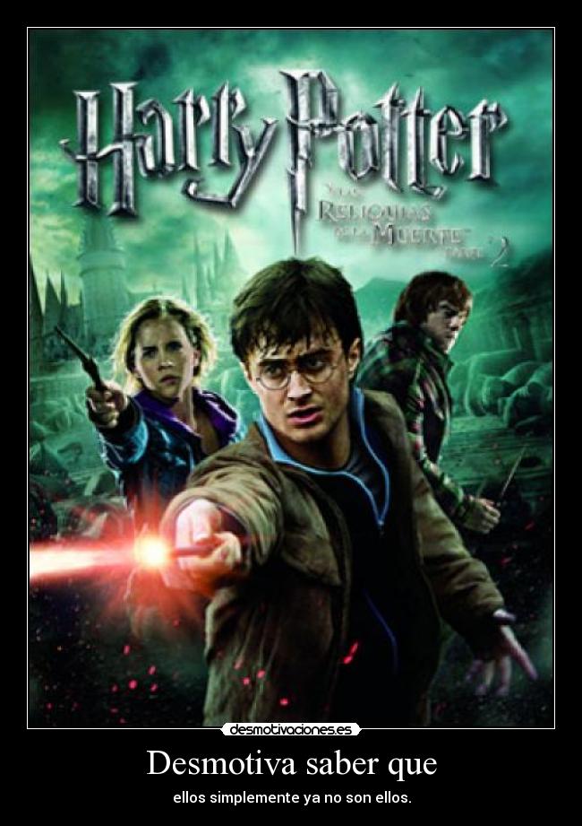 Desmotiva saber que -