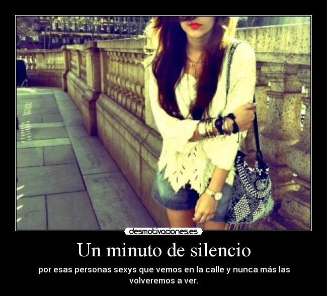 Un minuto de silencio -