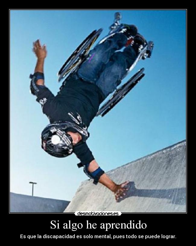 Si algo he aprendido -