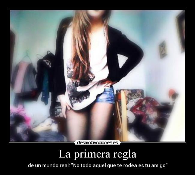 carteles primera regla desmotivaciones