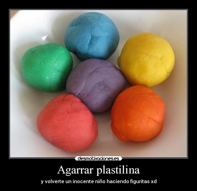 Agarrar plastilina - 