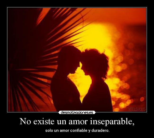 carteles amor existe amor inseparable desmotivaciones