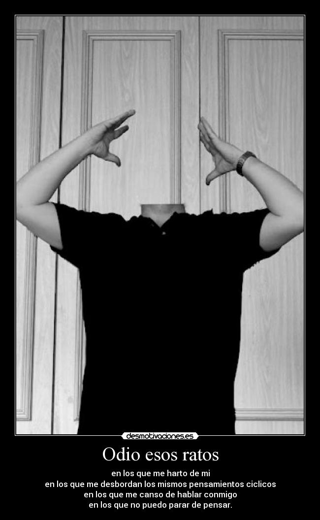carteles odio aun pregunto oigo con voz que pienso desmotivaciones