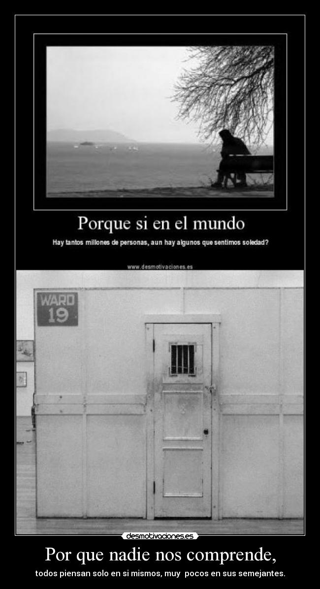 carteles soledad desesperanza desmotivaciones