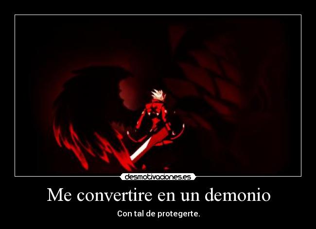 Me convertire en un demonio - 