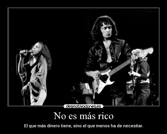 No es más rico - 