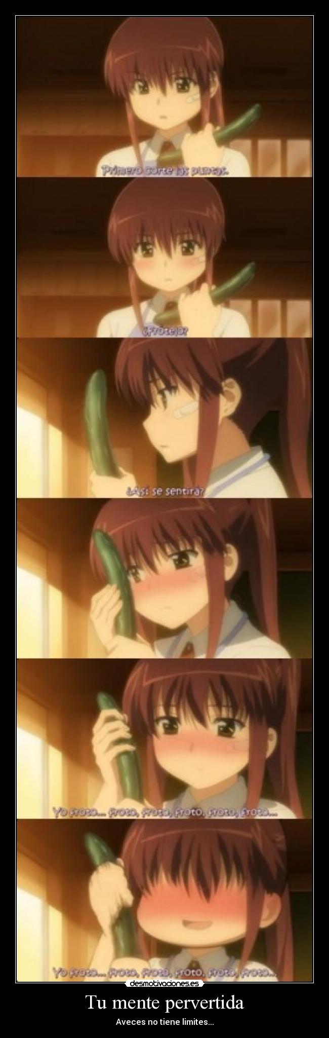 carteles mente pervertida random zone kissxsis anime desmotivaciones