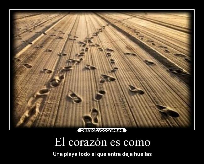 El corazón es como - 