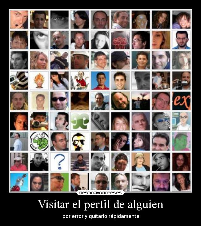 carteles visitar perfil por error quitarlo rapidamente red social facebook tuwnti twitter desmotivaciones