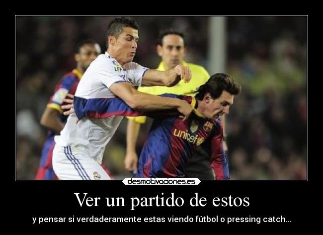 carteles futbol cr7 messi desmotivaciones