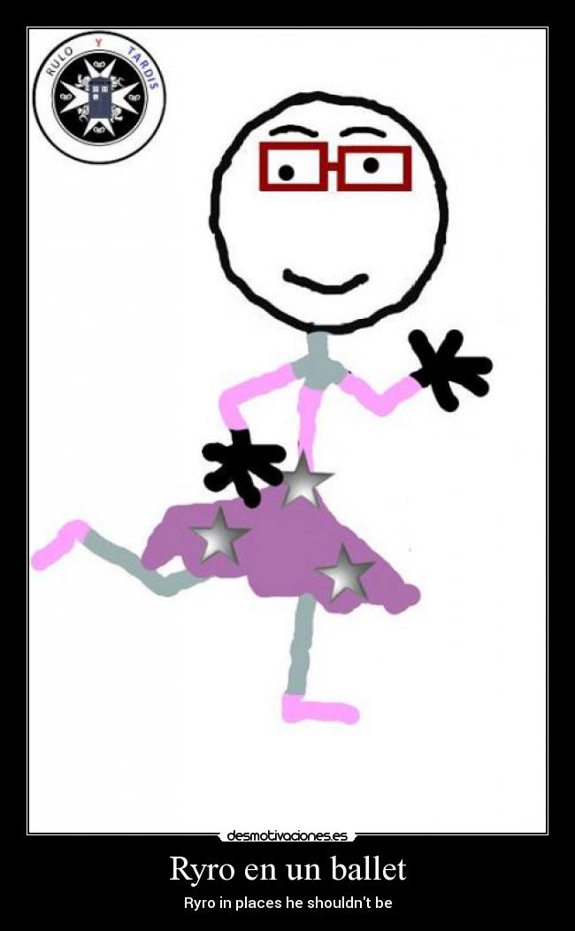 Ryro en un ballet -
