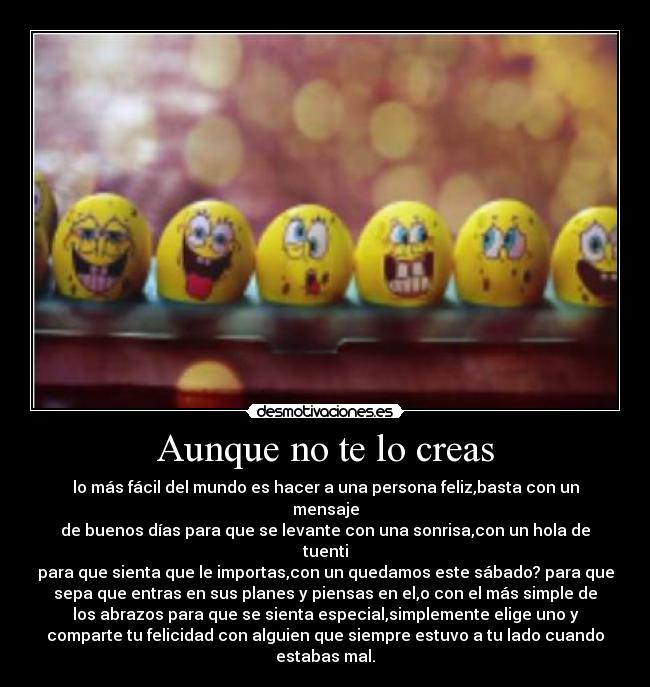 Aunque no te lo creas - 