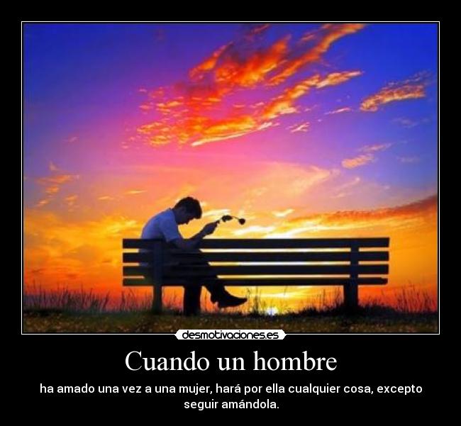 Cuando un hombre -